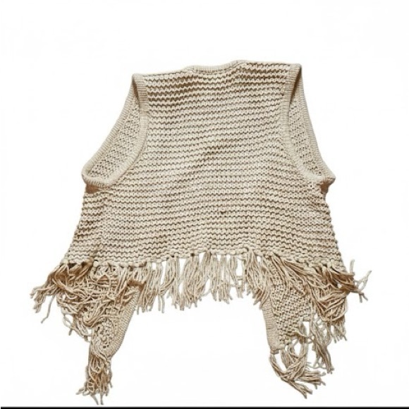 NWT she + sky medium fringe sweater vest - Picture 6 of 7